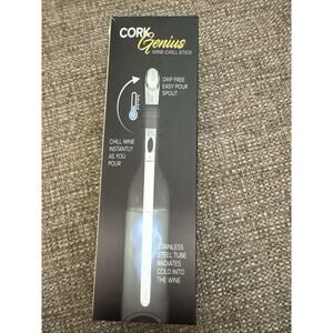 Cork Genius Wine Chill Stick, Made Of Stainless Steel Chill Wine Instantly New